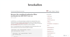 Desktop Screenshot of brockallen.com